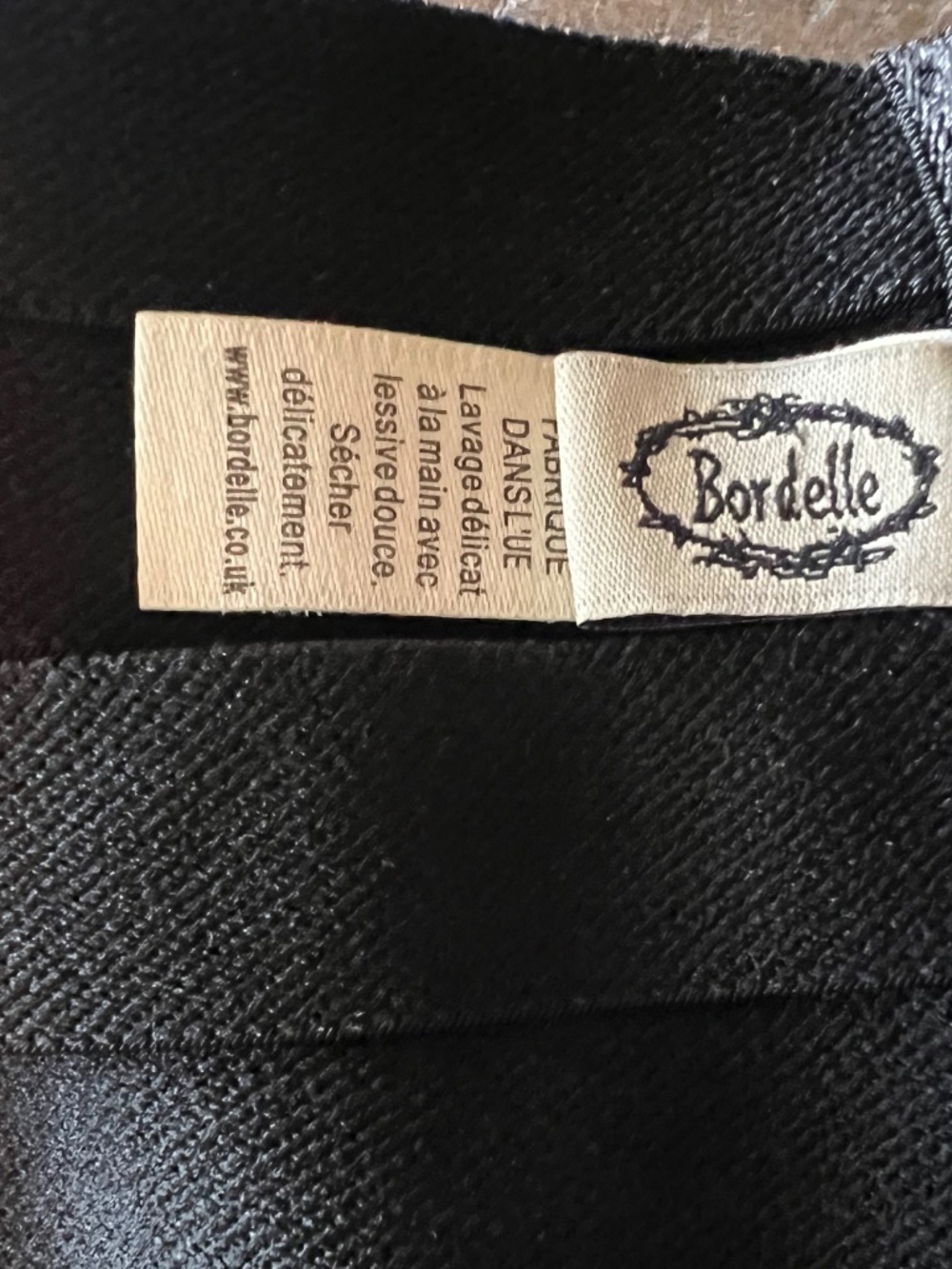 Bordelle Angela Strap Dress – Black – Circa 2010 – Rare Luxury Lingerie - Picture 5 of 9